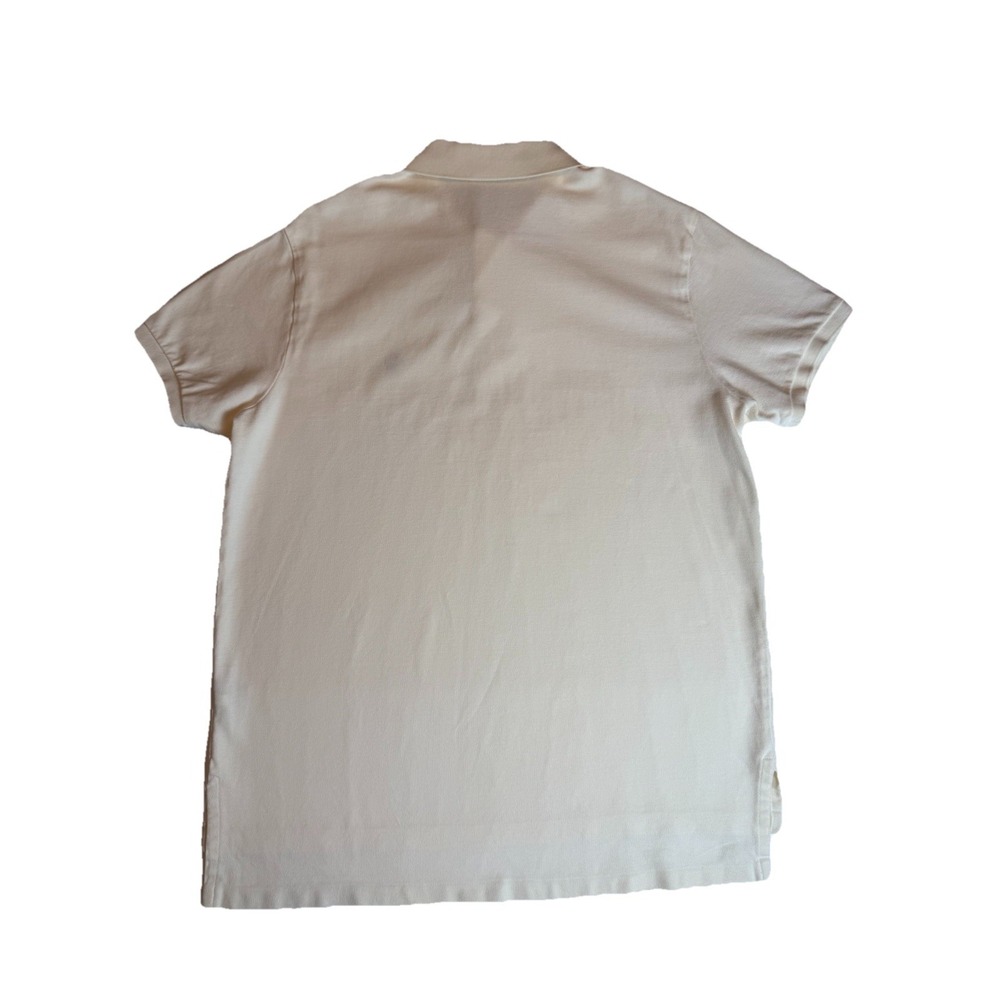 Polo Ralph Lauren-Custom Fit, Cream/Brown Pony, Casual, Preppy, Polo, Shirt. XL - Picture 6 of 9
